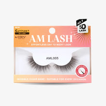 Ebin New York Cattitude 5D AM lashes multi-dimensional volume synthetic strip eyelash pack box