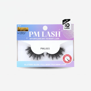 Ebin New York Cattitude 5D PM lashes multi-layered high volume strip eyelashes pack box