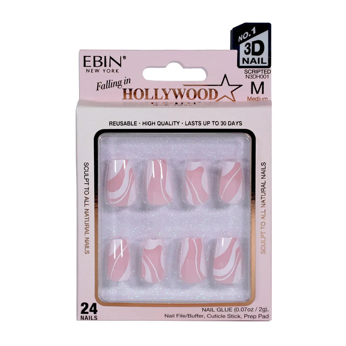 Ebin New York Falling in Hollywood Nails | Glamorous Ready-to-Wear Press On Nails