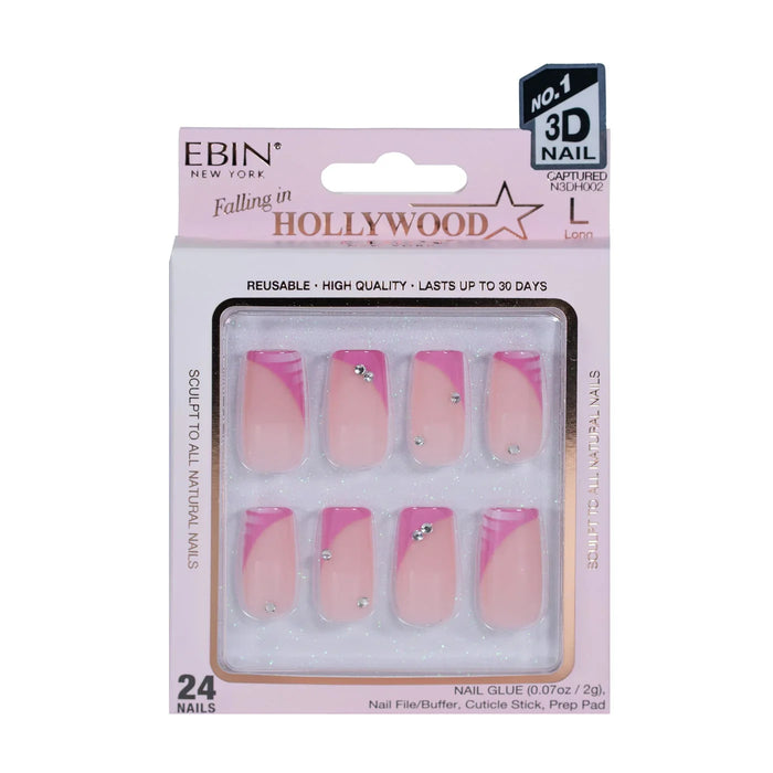 Ebin New York Falling in Hollywood Nails | Glamorous Ready-to-Wear Press On Nails