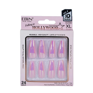 Ebin New York Falling in Hollywood Nails | Glamorous Ready-to-Wear Press On Nails