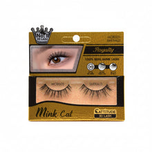 Ebin New York Royalty Mink Cat eyelashes 3D strip lashes pack box