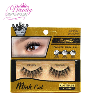 Ebin New York Royalty Mink Cat Eyelashes | MCR001–MCR007 | Luxurious 3D Mink Lashes