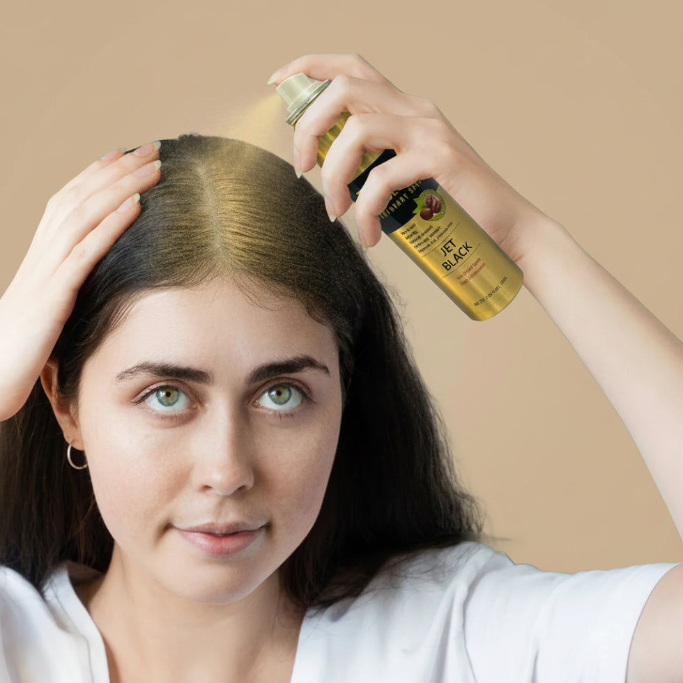 Ebin tinted color temporary spray dark brown 100ml root touch up and lace tinting aerosol can