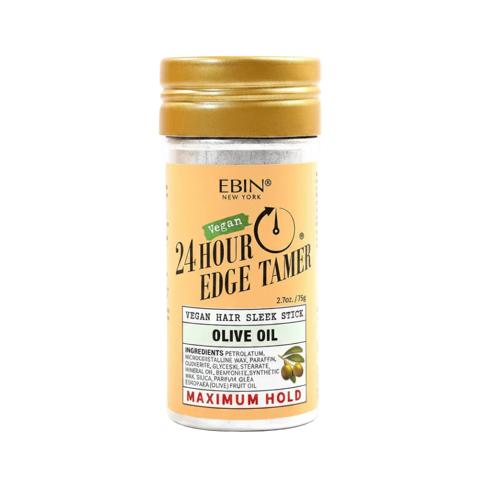 Ebin vegan hair sleek stick olive oil 75g push up moisturizing styling wax tube for flyaways