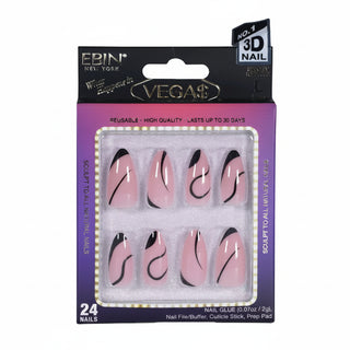 Ebin New York What Happens In Vegas It's Lit ready to wear press on false nails pack