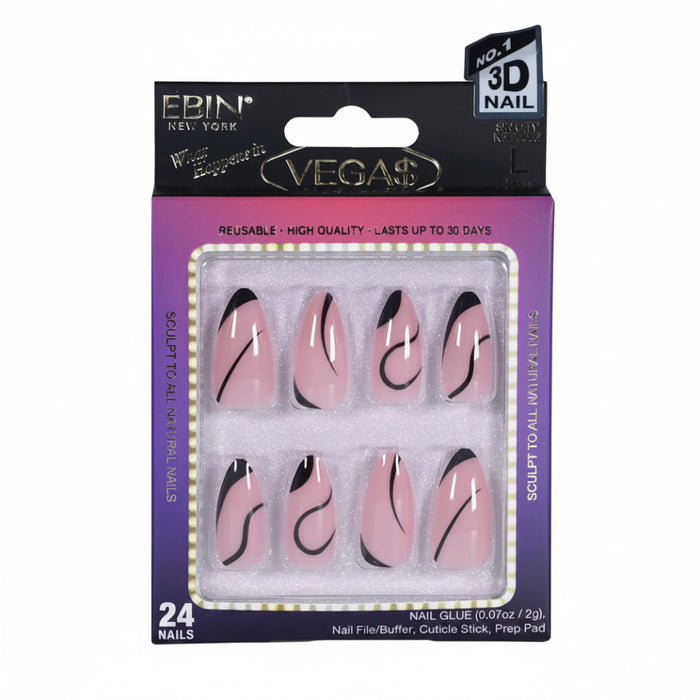 Ebin New York What Happens In Vegas Nails | Bold Ready-to-Wear Press On Nails