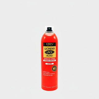 Ebin Wonder Lace Bond spray extreme firm hold 180ml formula aerosol canister
