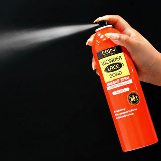 Ebin Wonder Lace Bond spray extreme firm hold 180ml formula aerosol canister
