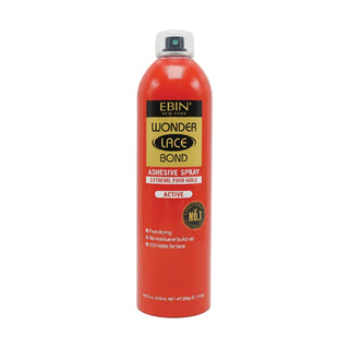 Ebin Wonder Lace Bond spray extreme firm hold 420ml formula aerosol canister