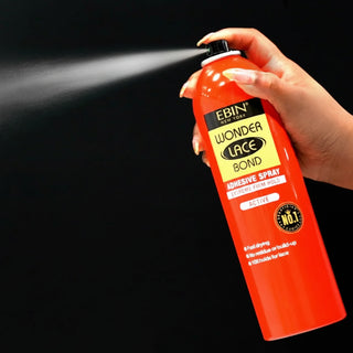 Ebin Wonder Lace Bond spray extreme firm hold 80ml formula aerosol canister