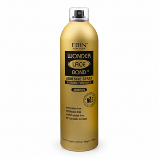 Ebin Wonder Lace Bond spray extreme mega hold sensitive 420ml formula aerosol canister