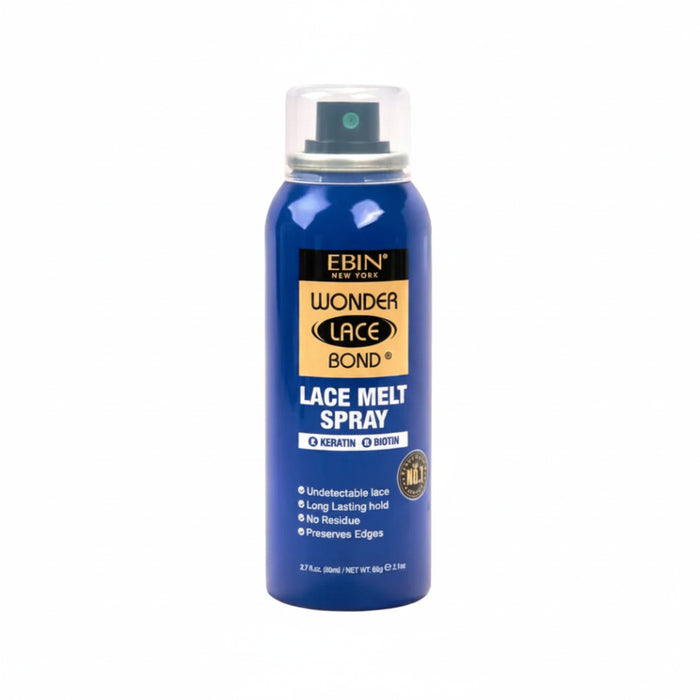 Ebin New York Wonder Lace Bond Lace Melt Aerosol Spray Keratin 80ml | Travel Size Melting Spray