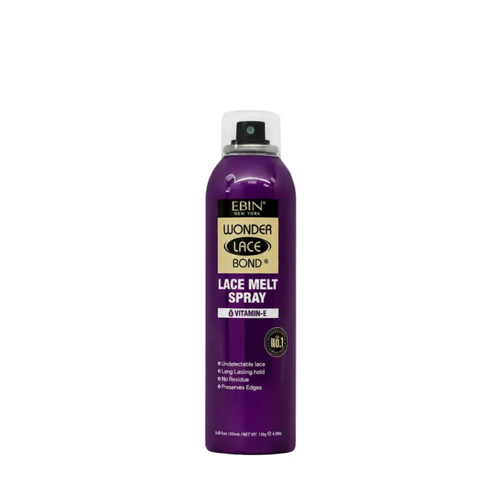 Ebin New York Wonder Lace Bond Lace Melt Aerosol Spray Vitamin E 180ml | Seamless Melting Spray