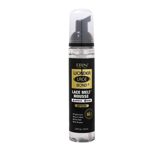 Ebin Wonder Lace Bond lace melt lightweight mousse supreme 100ml travel size foam pump bottle