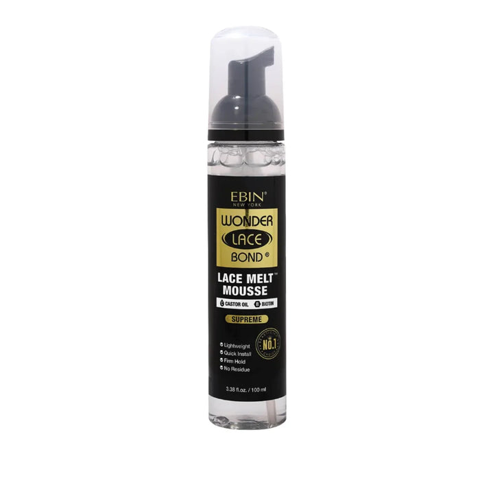 Ebin New York Wonder Lace Bond Lace Melt Lightweight Mousse Supreme 100ml | Travel Size Definition & Melting Foam