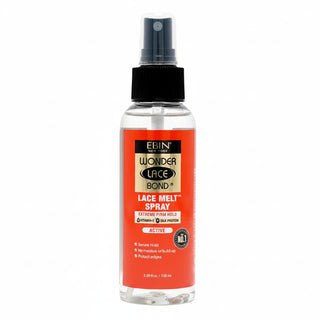 Ebin Wonder Lace Bond melting spray active extreme firm hold 100ml travel size aerosol canister