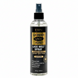Ebin Wonder Lace Bond melting spray supreme extreme firm hold 250ml aerosol canister