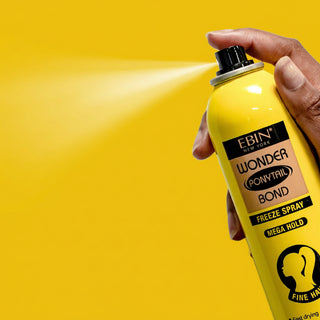 Ebin Wonder Ponytail Bond freeze spray extra mega hold 245ml aerosol canister