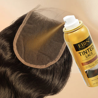Ebin Tinted Lace Aerosol Spray Light Beige 80ml | Seamless Lace Tint Spray