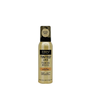 Ebin Tinted Lace Foaming Mousse Natural Beige 100ml bottle for wig installation