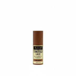 Ebin Tinted Lace Powder Dark Brown 1.2g compact for wig installation