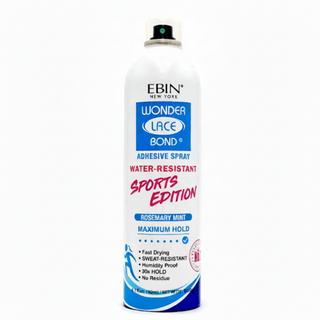 ebin wonder lace bond adhesive spray sports edition 180ml maximum hold sweat resistant lace adhesive