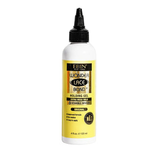Ebin Wonder Lace Bond 120ml original extra mega hold yellow tube holding gel wig adhesive