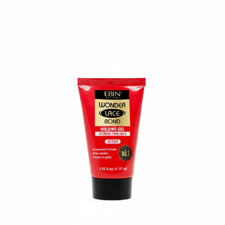 Ebin Wonder Lace Bond 37ml extreme firm hold red tube holding gel wig adhesive