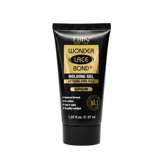 Ebin Lace Bond supreme hold black tube 37ml holding gel product shot