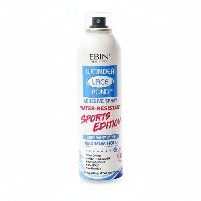 Ebin Wonder Lace Bond Lace Melt Spray Sports Edition 180ml | Sweat Resistant Melt Spray