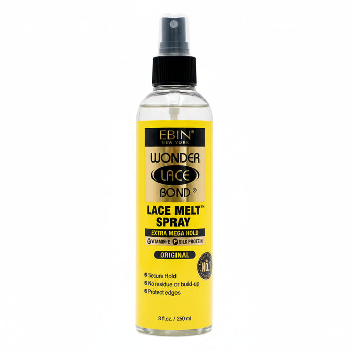 Ebin Wonder Lace Bond Lace Melting Spray Extra Mega Hold Original 250ml | Extreme Hold Wig Installation Spray