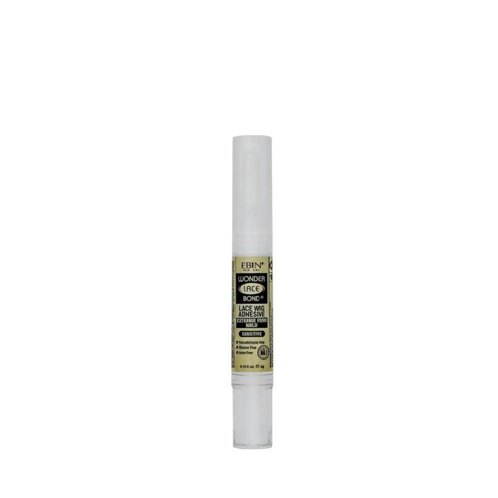 Ebin Wonder Lace Bond 4g sensitive extreme firm hold gold label silicone pen wig adhesive