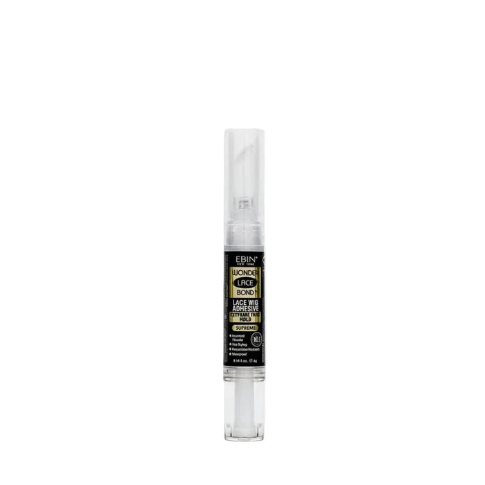 Ebin Wonder Lace Bond 4g extreme firm hold supreme black label silicone pen wig adhesive