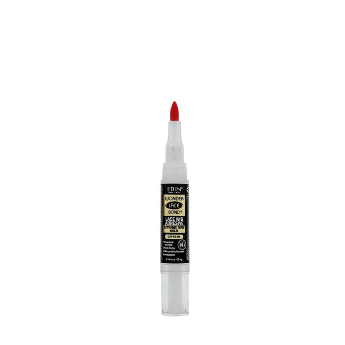 Ebin Wonder Lace Bond 4g extreme firm hold supreme black label silicone pen wig adhesive