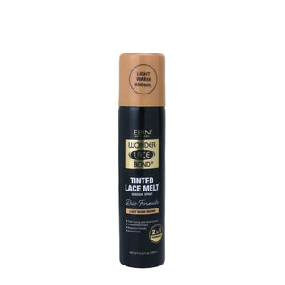 Ebin Wonder Lace Bond tinted lace melt spray light warm brown 100ml aerosol can