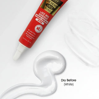 Ebin Wonder Lace Bond 7ml active red tube lace wig adhesive bottle