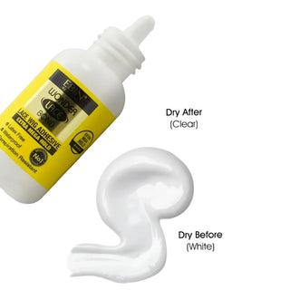 Ebin Wonder Lace Bond waterproof adhesive extra mega hold yellow 34ml bottle