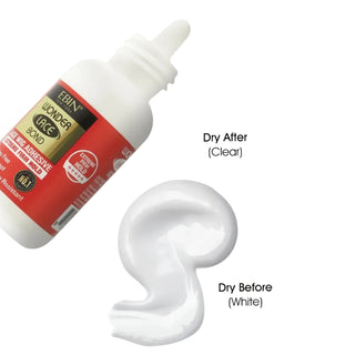 Ebin Wonder Lace Bond waterproof adhesive extreme firm hold red 34ml bottle