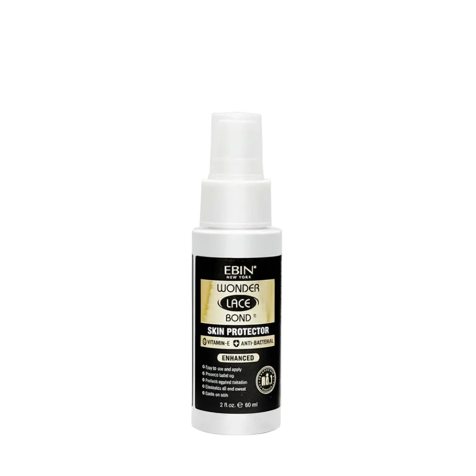 Ebin Wonder Lace Bond skin protector spray enhanced black 60ml bottle