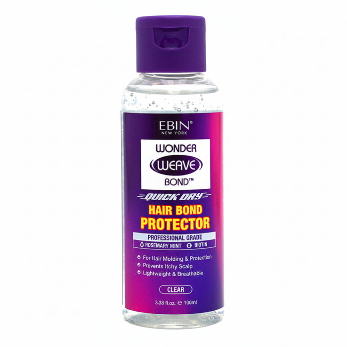 Ebin Wonder Weave Quick Dry Hair Bond Protector Clear 100ml shield and nourish hair