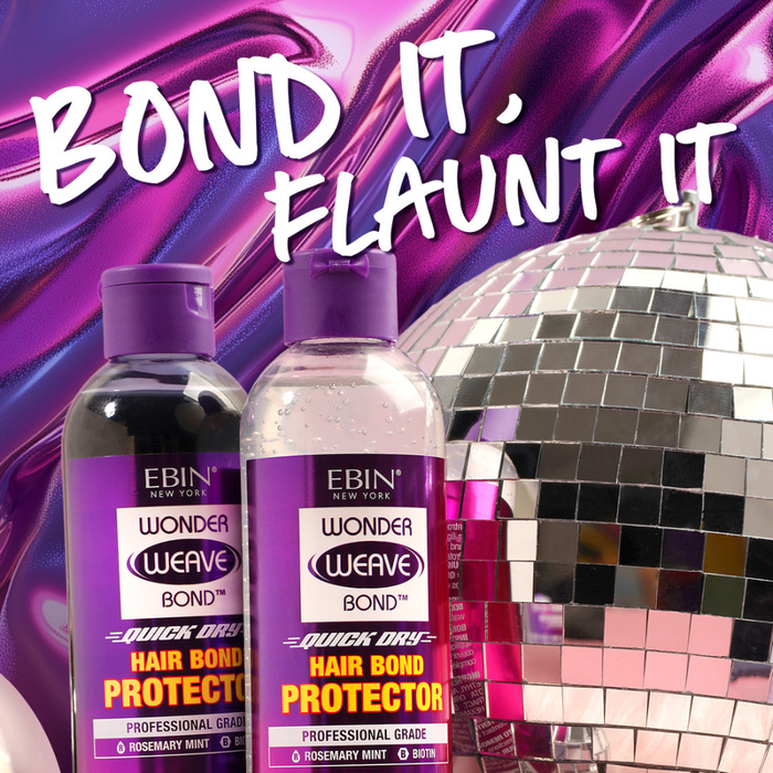 Ebin Wonder Weave Quick Dry Hair Bond Protector Clear 100ml shield and nourish hair