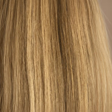 echo collection hh clip in 10pcs 10/16 platinum blonde human hair extensions volume style