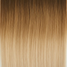 echo collection hh clip in 10pcs 10/613 platinum blonde human hair extensions volume style