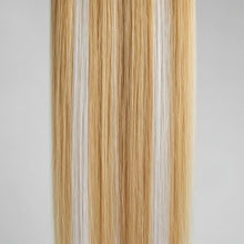 echo collection hh clip in 10pcs 18/613 platinum blonde human hair extensions volume style