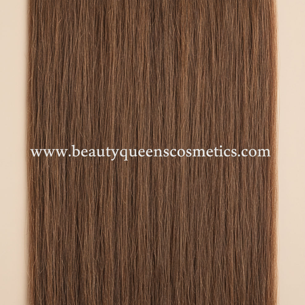 echo collection hh clip in 10pcs 2 natural dark brown human hair extensions volume hairstyle