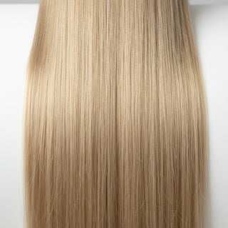 echo collection hh clip in 10pcs 613 platinum blonde human hair extensions volume style