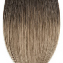 echo collection hh clip in 10pcs silver platinum blonde human hair extensions volume style