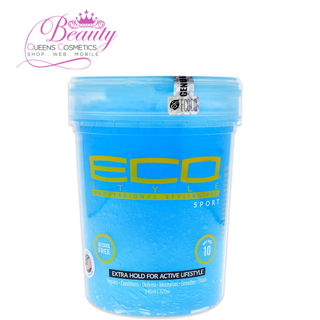 Eco Styler Sport Max Hold Styling Gel | Strong Hold & Shine | 16oz–5lbs
