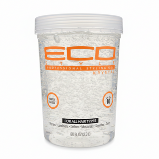 Eco Style Krystal styling gel for strong hold shine frizz control lightweight styling and all hair types